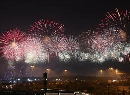 鞍山焰火晚会